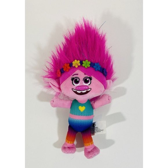 Dreamworks Poppy Pink 10” Troll Plush Trolls Movie Stuffed Animal Toy Doll 2020 - Picture 4 of 10